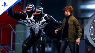 Marvel's Spider-Man 2 NG+ Peter's Lowenthal Was Reborn As Venom, What If? Full Battle