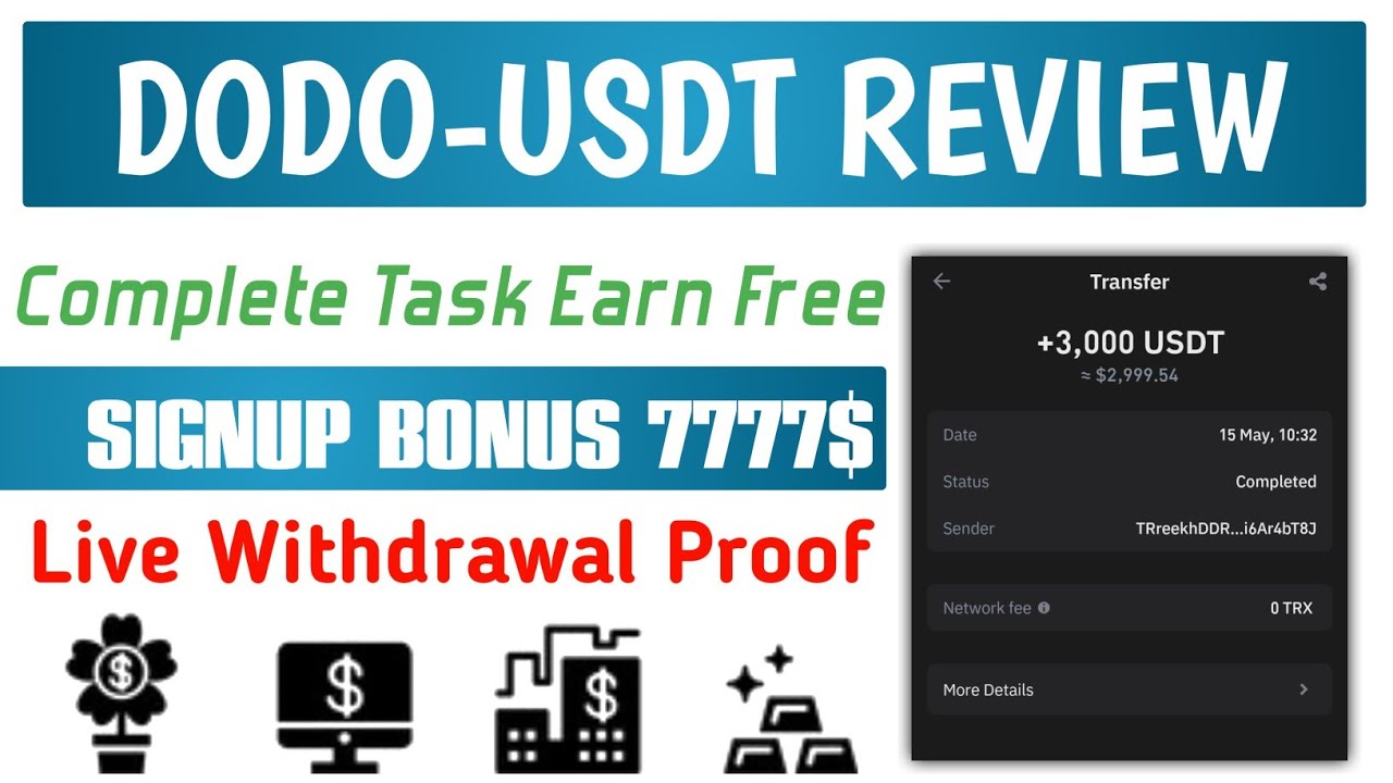 dodo-usdt-review-new-usdt-earning-site-2024-usdt-mining-site-earn