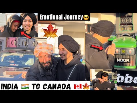 India 🇮🇳 to canada 🇨🇦 🍁// Emotional Journey 😢🥺