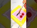 Cute Cherry Mini Painting 🍒✨ | Satisfying Acrylic Art #shorts