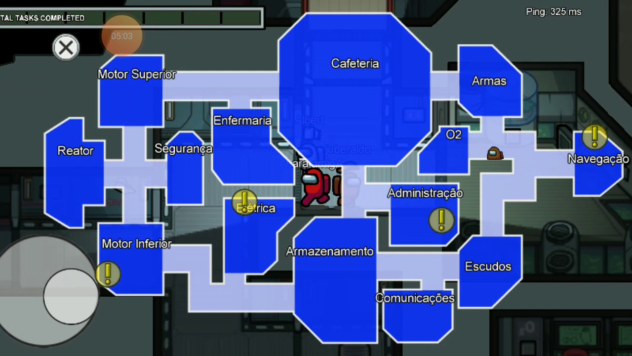 Карта полюс из амонг ас