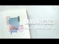 january 2021 bullet journal set up 🌸| plan with me 🌦️ | a beginner