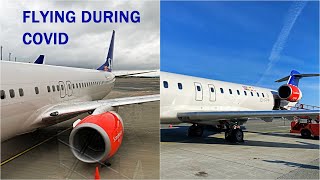 MY FIRST POST-COVID TRIP | SAS [SAS Go] B737-800 & CRJ-900 OSL-CPH-BLQ | SK1461 & SK2683