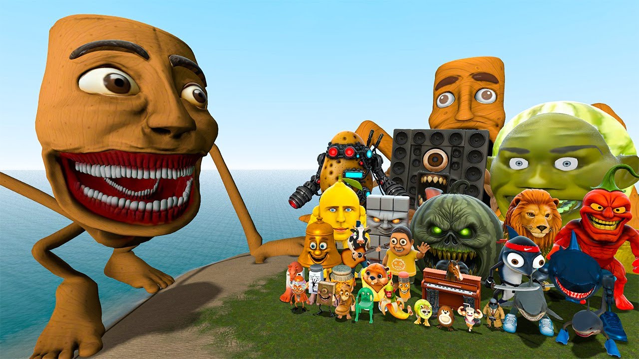 ALL NEW ITALIAN AI BRAINROT MEMES VS TUNG TUNG TUNG SAHUR TAPES MONTERS! - Garry's Mod