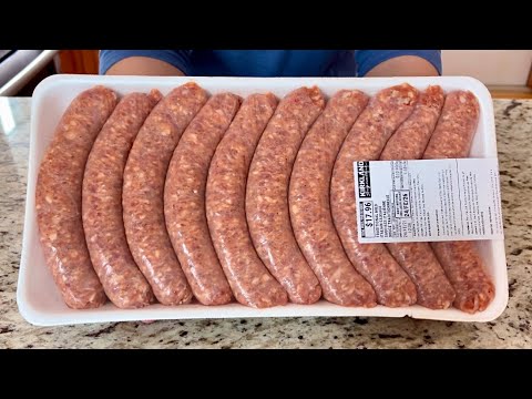 Costco Italian Sausages / Costco Meat / Costco 2024 / Two Recipes / ASMR Cooking