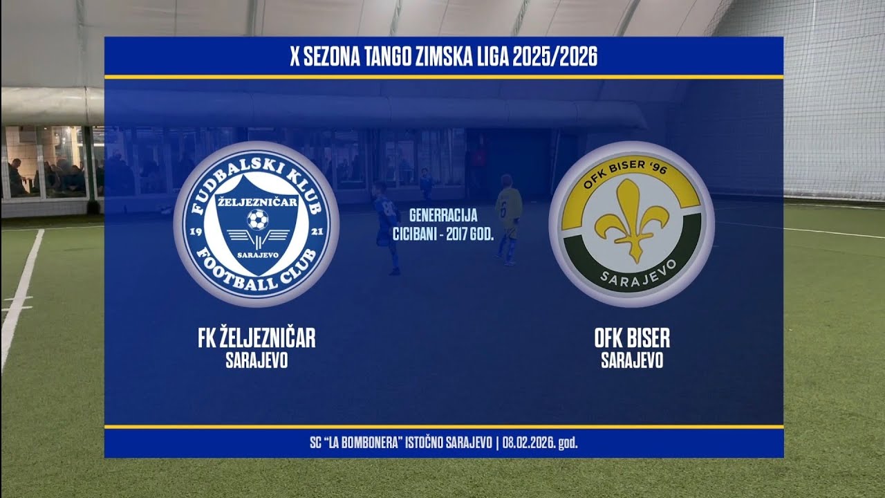 X sezona Tango zimska liga: FK ŽELJEZNIČAR - OFK BISER 6:1