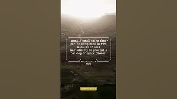 Two-Minute Rule | Facts and Hacks | Productivity Tips