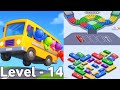 Crowd Escape: bus puzzle level 14 gameplay walkthrough solution