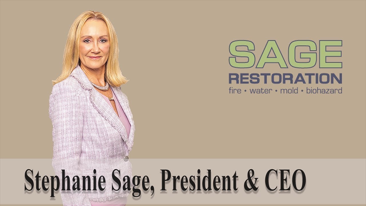 Stephanie Sage, President & CEO of Sage Restoration YouTube Stephanie Sage, President & CEO of Sage Restoration YouTube