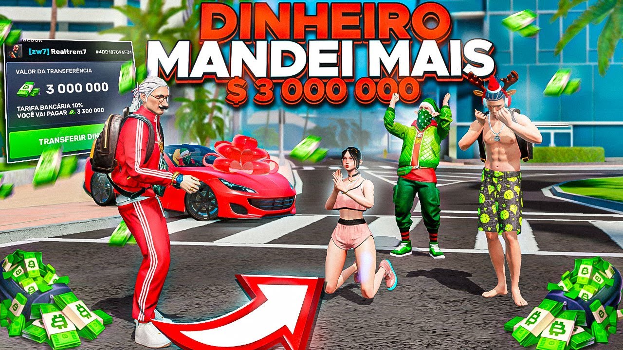 DOANDO PRESENTES DE NATAL! MANDEI MUITO DINHEIRO FLEX CITY