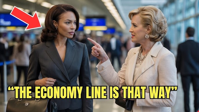 Black CEO Told to Use Economy Line—She Cancels the Flight With One Silent Gesture - YouTube
