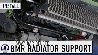 2005-2014 Mustang BMR Radiator Support/Sway Bar Delete Install