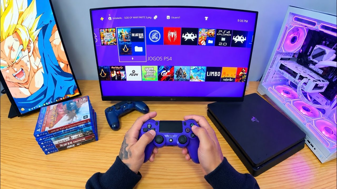 TROQUEI meu PS5 por um PS4 DESBLOQUEADO KKKK