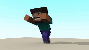 Minecraft steve test runcycle animation