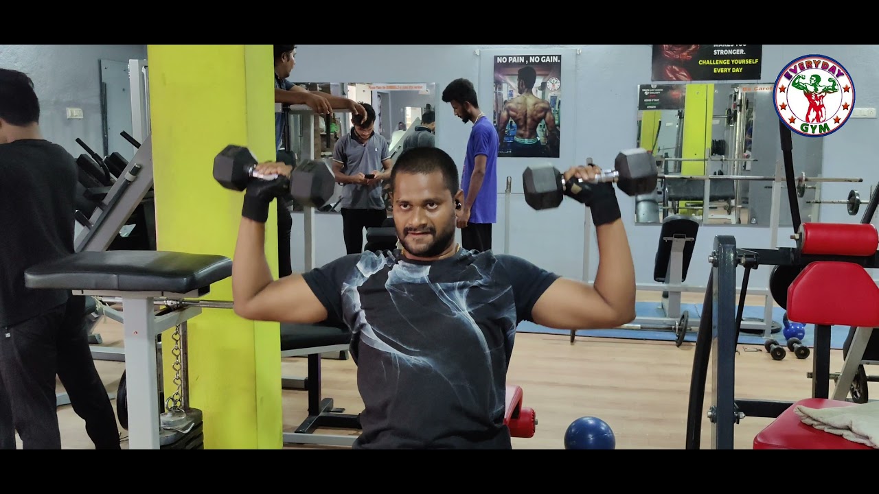 The Perfect Shoulder Workout EVERYDAY GYM Tirupati YouTube