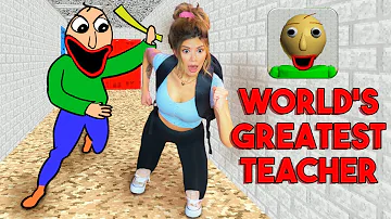 My New School Is DANGEROUS For Kids... Baldi's Basics FULL GAME