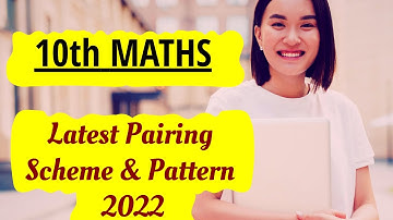 10th class maths pairing scheme 2022