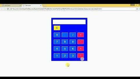 How to make a calculator using javascript (PART3)