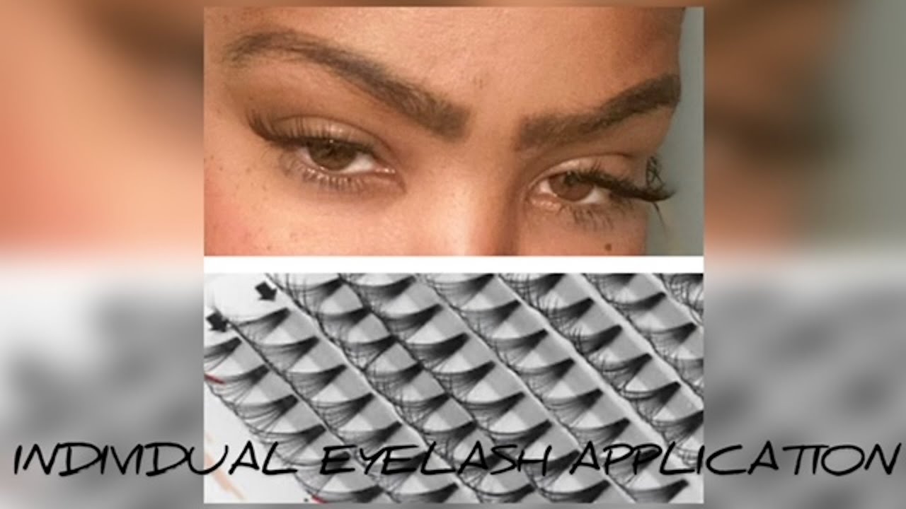HOW TO APPLY INDIVIDUAL EYELASHES UNDERNEATH REAL LASHES APPLICATION