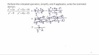 Multiplying and Dividing Rational Expressions 12 2 7