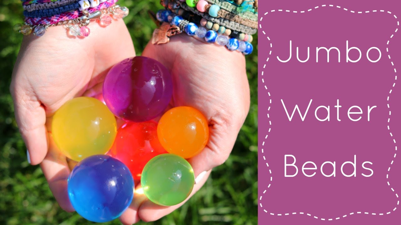 Jumbo Water Bead Play Outdoor Activity - Toddler Approved