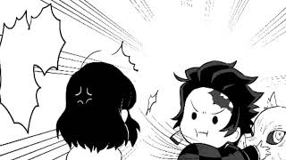 Tanjiro se enoja con Inosuke | Cómic Dub