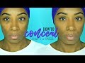 How To Conceal Under Eye Bags On WOC | Kaye Wright