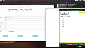 How to create Quick Questions for SpeedQuizzing