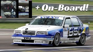 Volvo 850 BTCC ex Rickard Rydell  Outside Actions & Exclusive OnBoard Multicam!