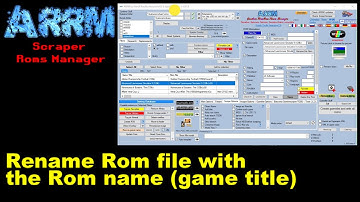 ARRM : how to rename Rom file with Rom Name (game title)