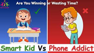 Screen Time Habits Smart Kid Vs Phone Addict Kid | Healthy Habits For Kids / Kids learn TV