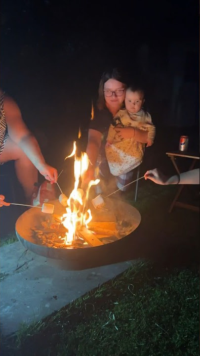 Marshmallows by the camp fire tastes so much better!