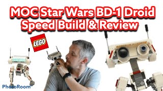 LEGO MOC Star Wars BD-1 Droid Speed Build & Review
