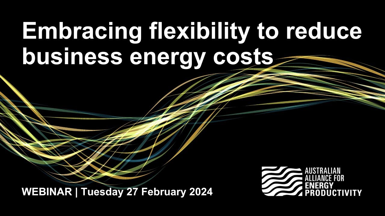 WEBINAR: Embracing flexibility to reduce business energy costs
