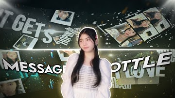 Message In A Bottle - Typography【After Effects】