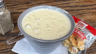 The REAL Boston Clam Chowder! Rising Eagle/Turner's Review!!