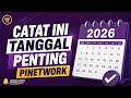 PINETWORK TERBARU~CATAT INI TANGGAL PENTING PINETWORK TAHUN INI.
