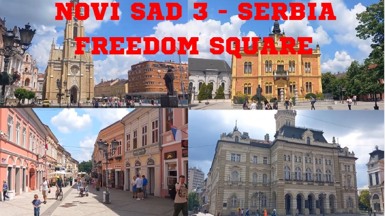 NOVISAD -3 | MARY CATHOLIC CHURCH  | DUNAVSKA STREET | FREEDOM SQUARE  | SERBIA - 20 | BINU