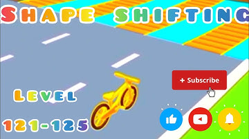 SHAPE SHIFTING ONLINE GAME PLAY | TODAY GAME LEVEL 121-125 COMPLETED | ENJOY GAME @Swastikgameplay