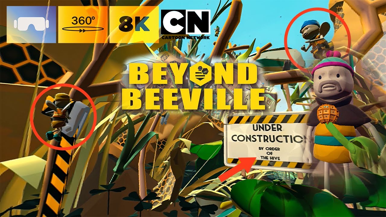 Beyond Beeville in 360° 🐝 Cartoon Network VR [8K] 