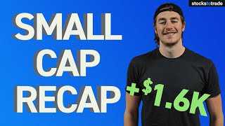 Small Cap Recap: +$1.6K | Bryce's Thoughts on Market Momentum