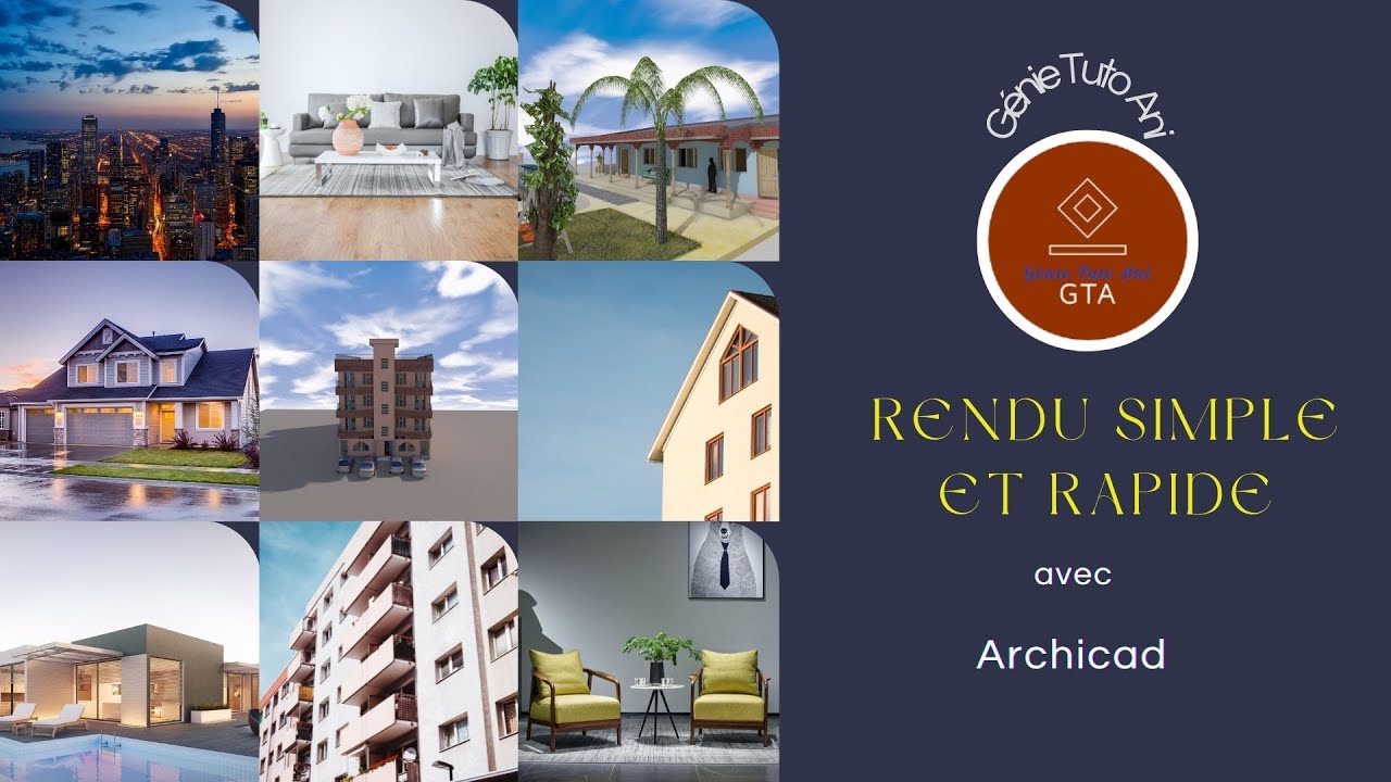 Comment Faire Rapidement Son Rendu Avec ArchiCAD 3D YouTube Comment faire rapidement son rendu avec archicad 3d youtube