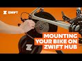 Mounting your bike on zwift hub