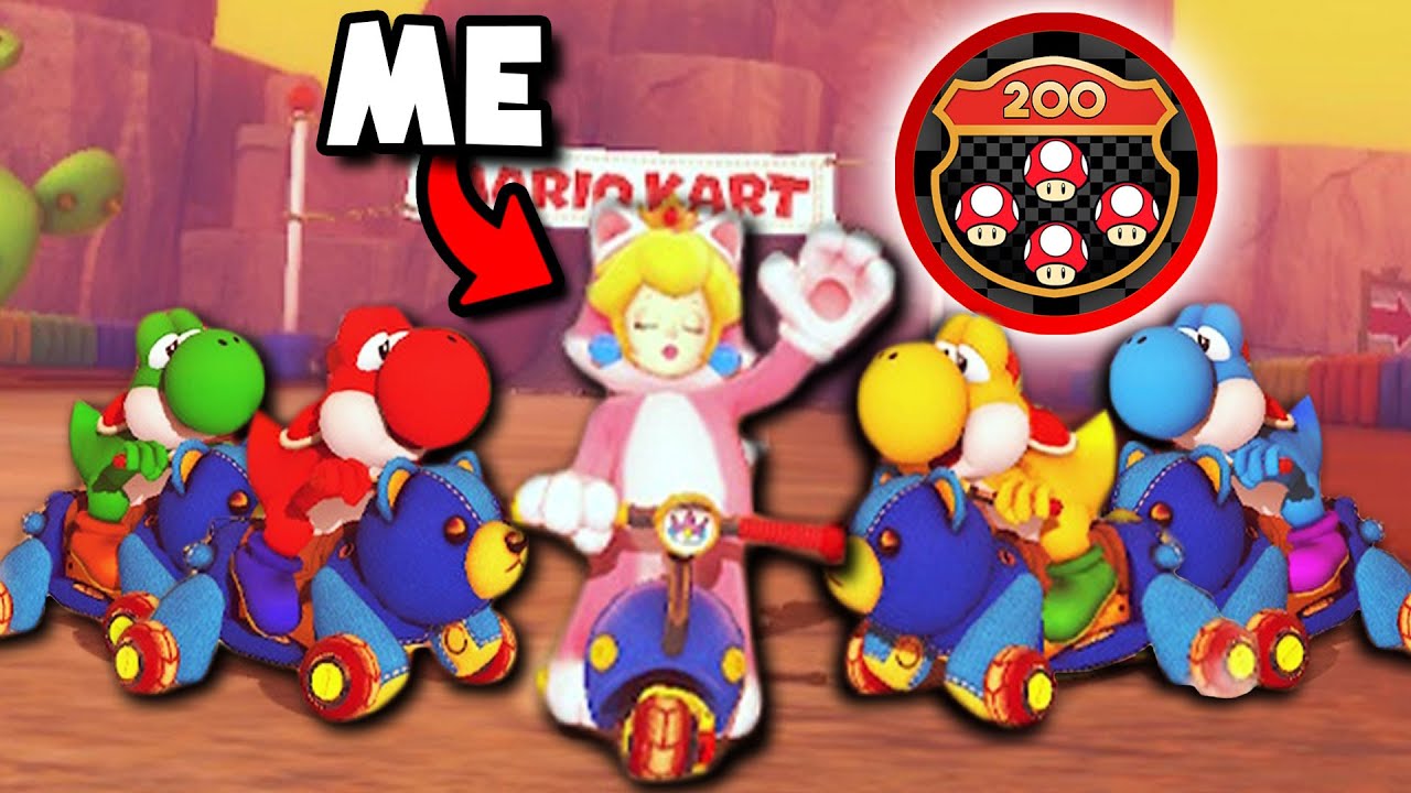 Beast Mode in 200cc Mario Kart 8 Deluxe! - YouTube
