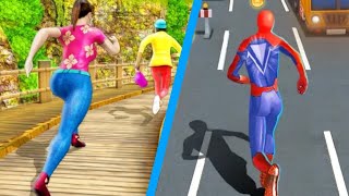 Street Chaser Vs Spider Endless Run Hero Walkthrough Android Gameplay screenshot 5