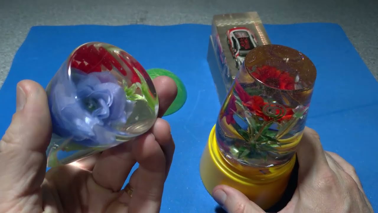 Qual é a diferença entre resina epoxi e poliéster cristal❓