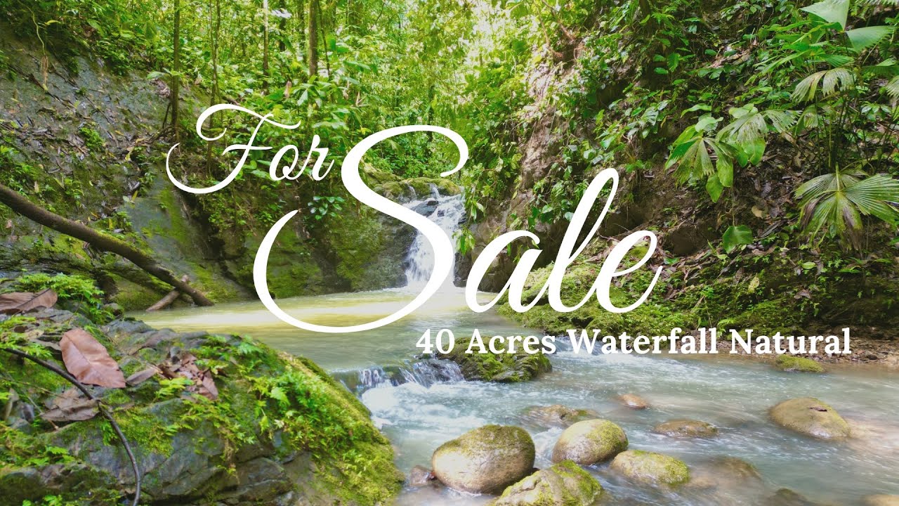 FOR SALE 40 Acres Waterfall Natural Swimming PoolsRio Claro 400 ...