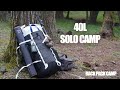 【軽量化キャンプ道具】40Lのバックパックで秋のソロキャンプ！充実した装備で目一杯楽しめる装備！