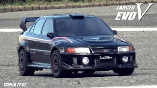 タミヤTT-02ランエボVが欲しくなるビデオ WANT TT-02 LANCER EVOLUTION V WRC