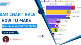 Bar chart race video tutorial / how to make bar chart race video in android phone hindi #tutorial